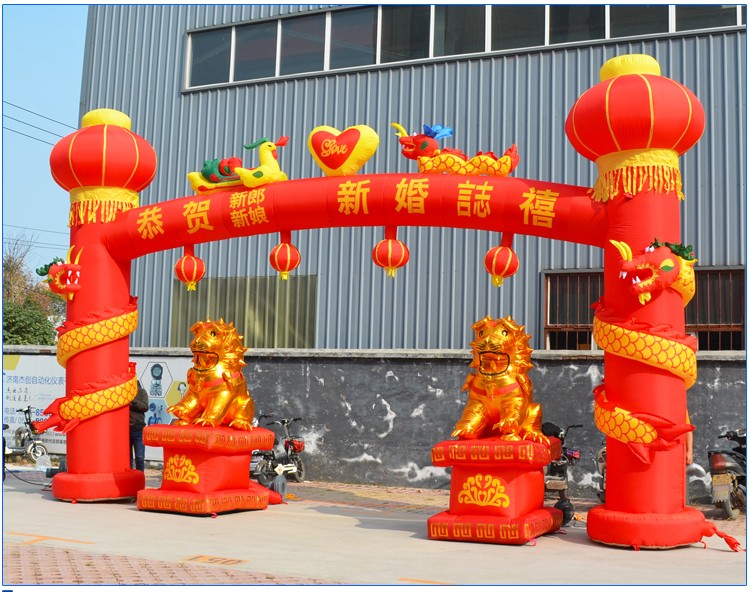 汉中节庆充气立柱