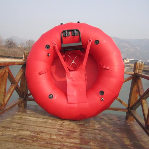 汉中圆形红色漂流船